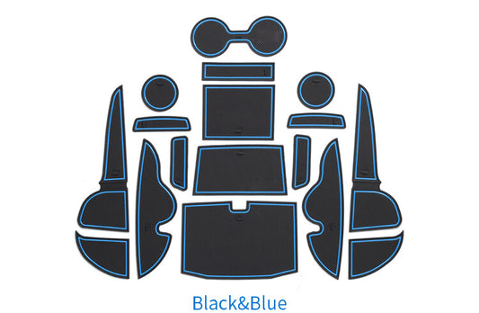for Mazda BT-50 DX GT SDX 2012-2016 Anti-Slip Gate Slot Cup Mat Accessories Pad