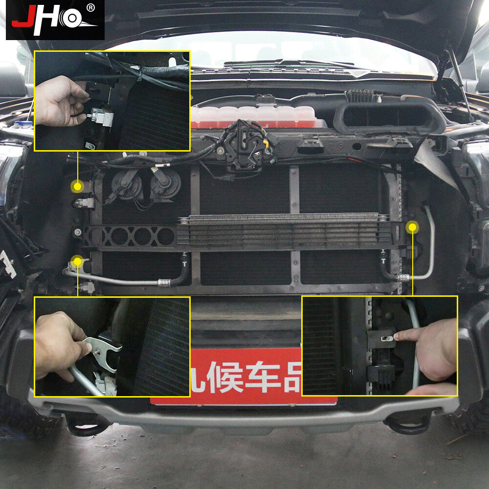 for Ford F150 /LTD/SVT 2013-2020 Black Steel Front Bumper Anti-Insect Net
