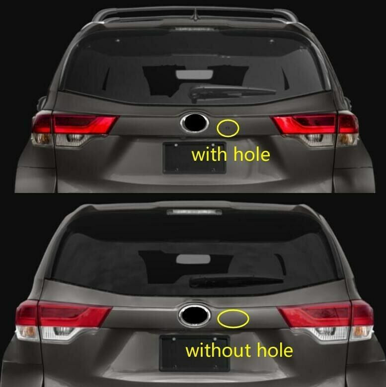 Car LED Rear Door Trunk Tail Light Cover Trim 1p for Toyota Highlander 2015-2019