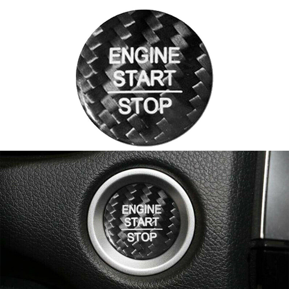 Carbon Fiber Engine Start Push Button Cover Trim Fit for Honda Accord CRV for CIVIC