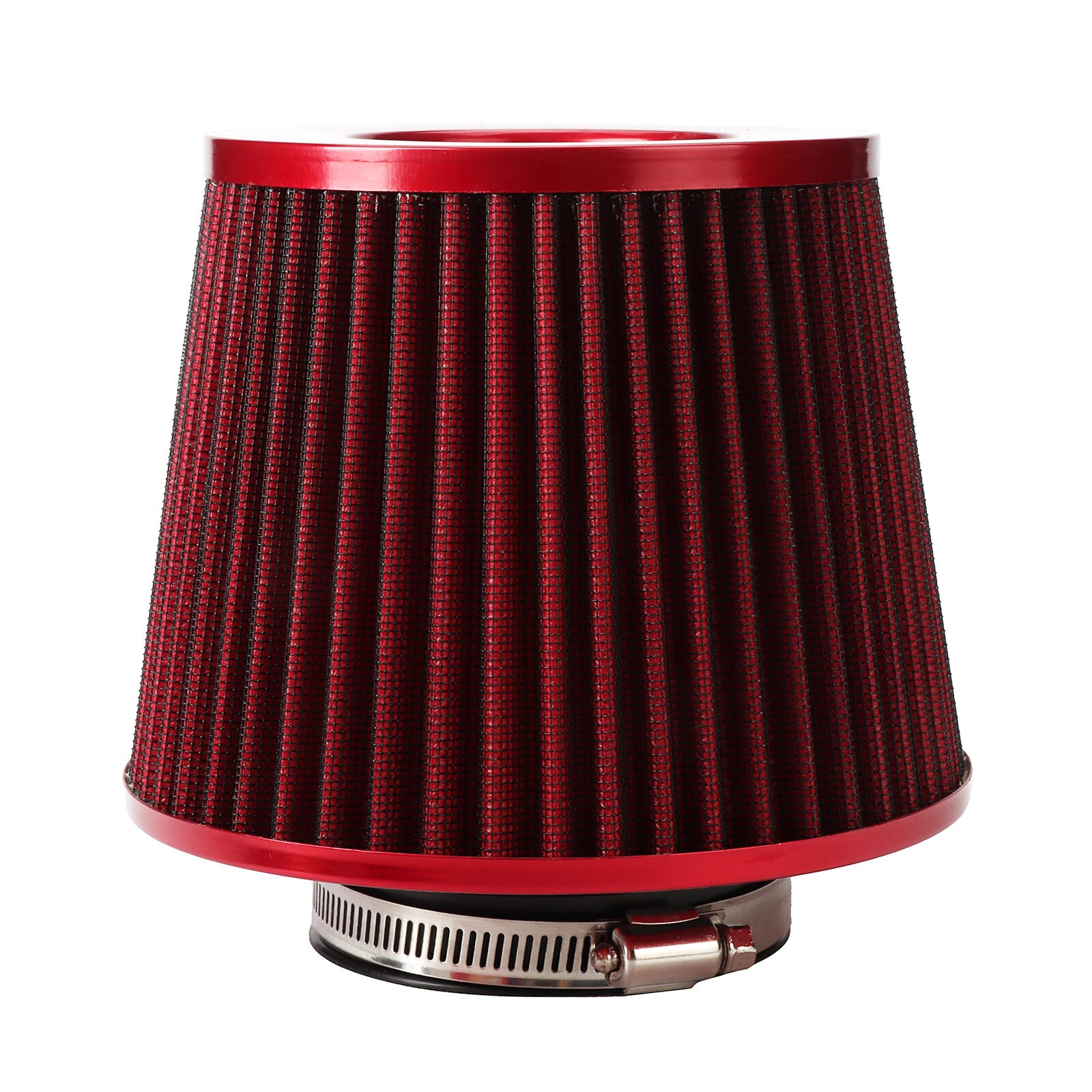 Red Air Intake Filter Induction Kit Pipe For Power Flow Hose System Car Kit Red