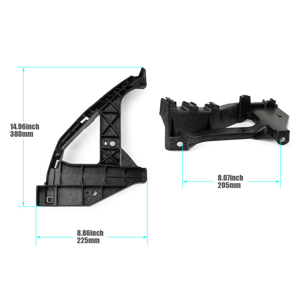 Pair Headlight Bracket for Honda for Civic Sedan 2016-2021 Front Hold Mount Retainer