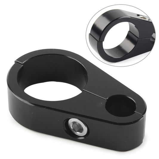 Brake Clutch Cable Wire Clamp Clip Fit for Harley 1 Handlebar Motorcycle Black