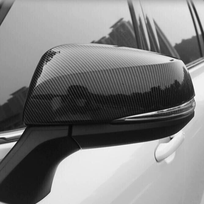 for Toyota Grand Highlander 2024 Carbon Fiber Look Mirror Rearview Trim Cover 2P