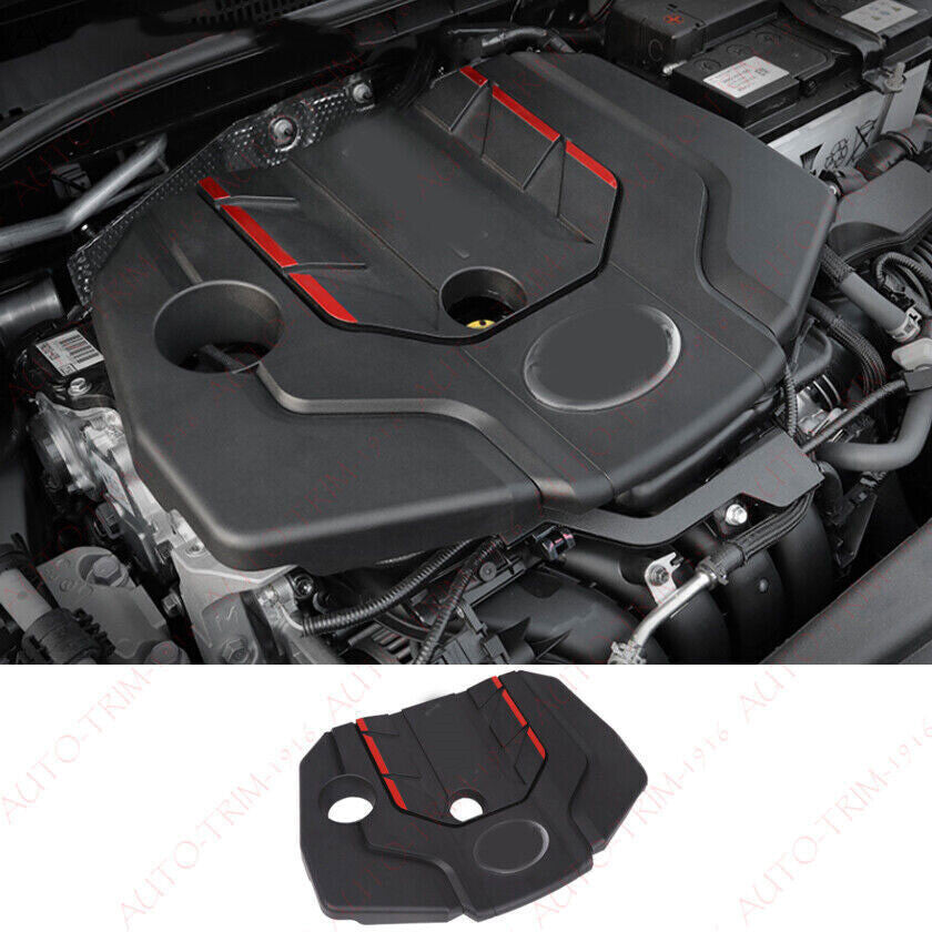 Black Engine Dust-Proof Protect Cover Trim for Toyota for Corolla Cross 2022-2023