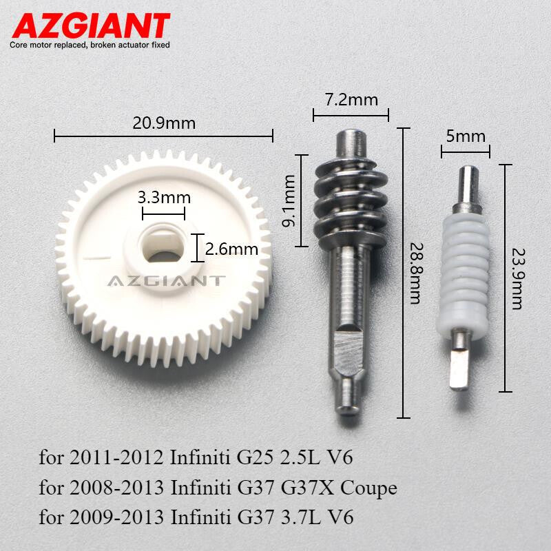 The folding motor gear for the side-view mirrors is suitable for Infiniti G25 2.5L/G37 G37X/G37 3.7L