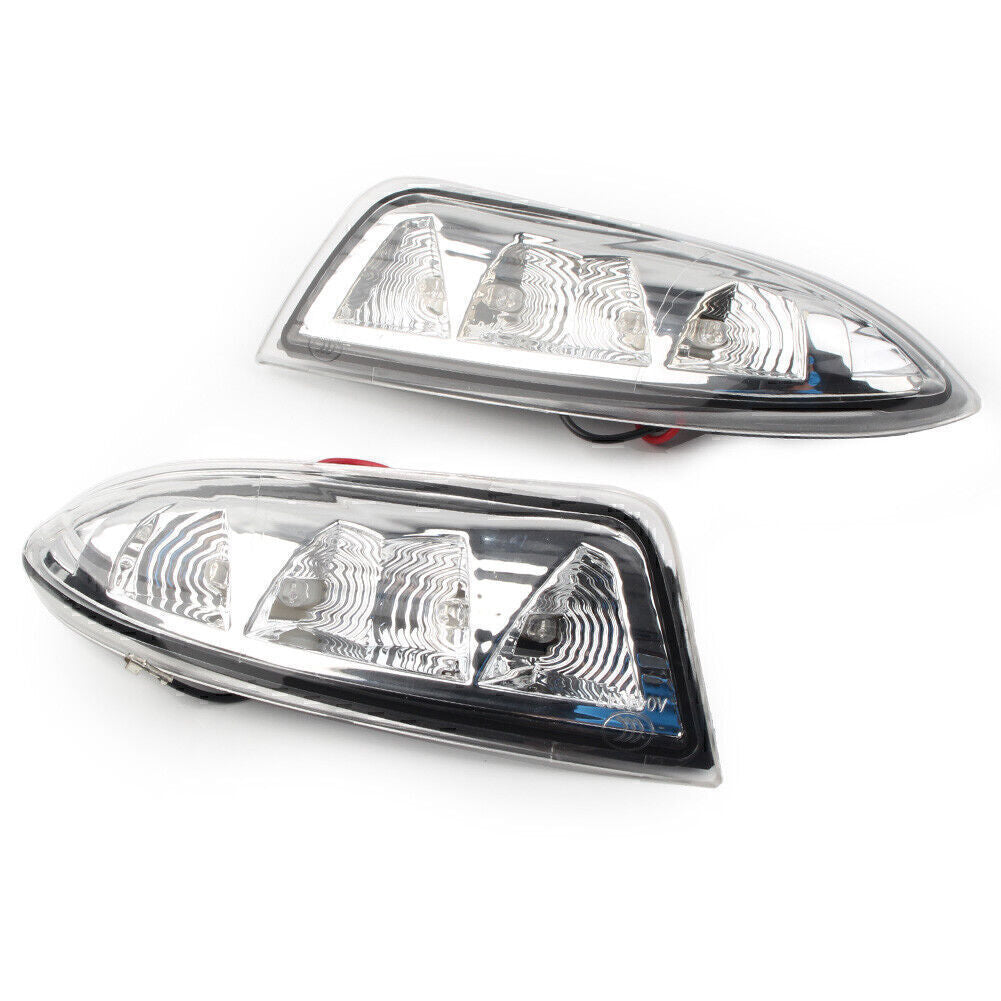 2x Side Rear View Mirror Turn Signal Light Fit for Chevy Epica 2007-2014 Clear