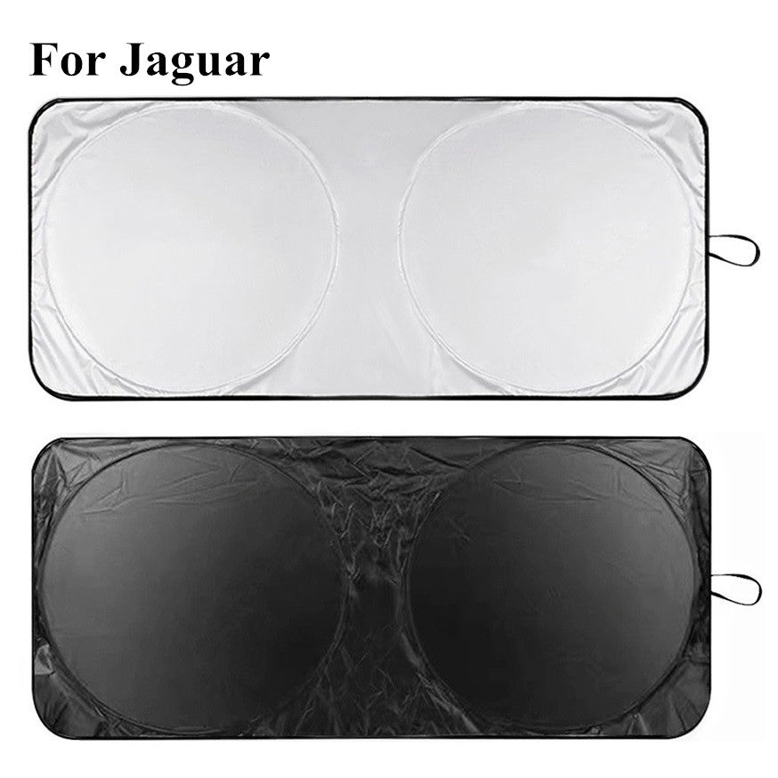 for Jaguar Large Car Windshield Sun Shade Visor UV Block Foldable Screen Visor