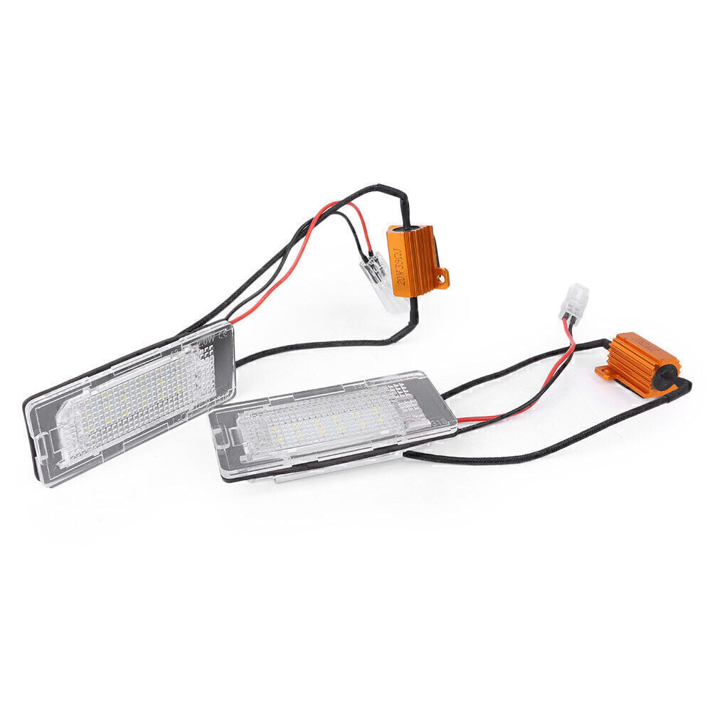 for VW Touran Touareg Polo for Jetta 2011-2012 2x LED Error Free License Plate Light