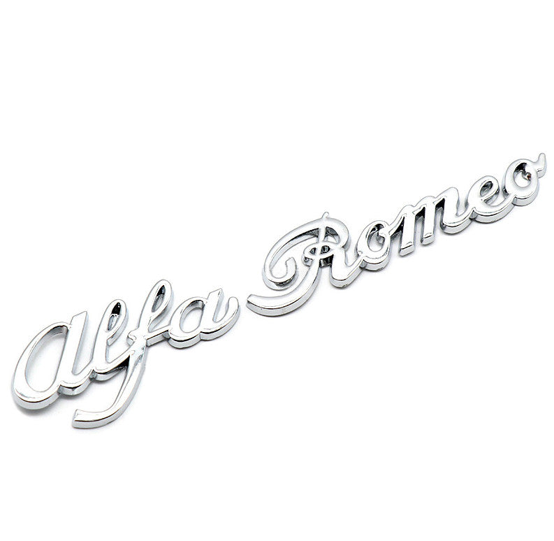 Metal stickers, badges, and logos for Audi Q7 side fenders - chrome black - 2-piece set