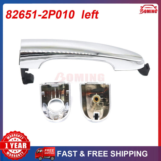 Left Door Handle Chrome Exterior Outside for Kia Sorento 82651-2P010 826512P010
