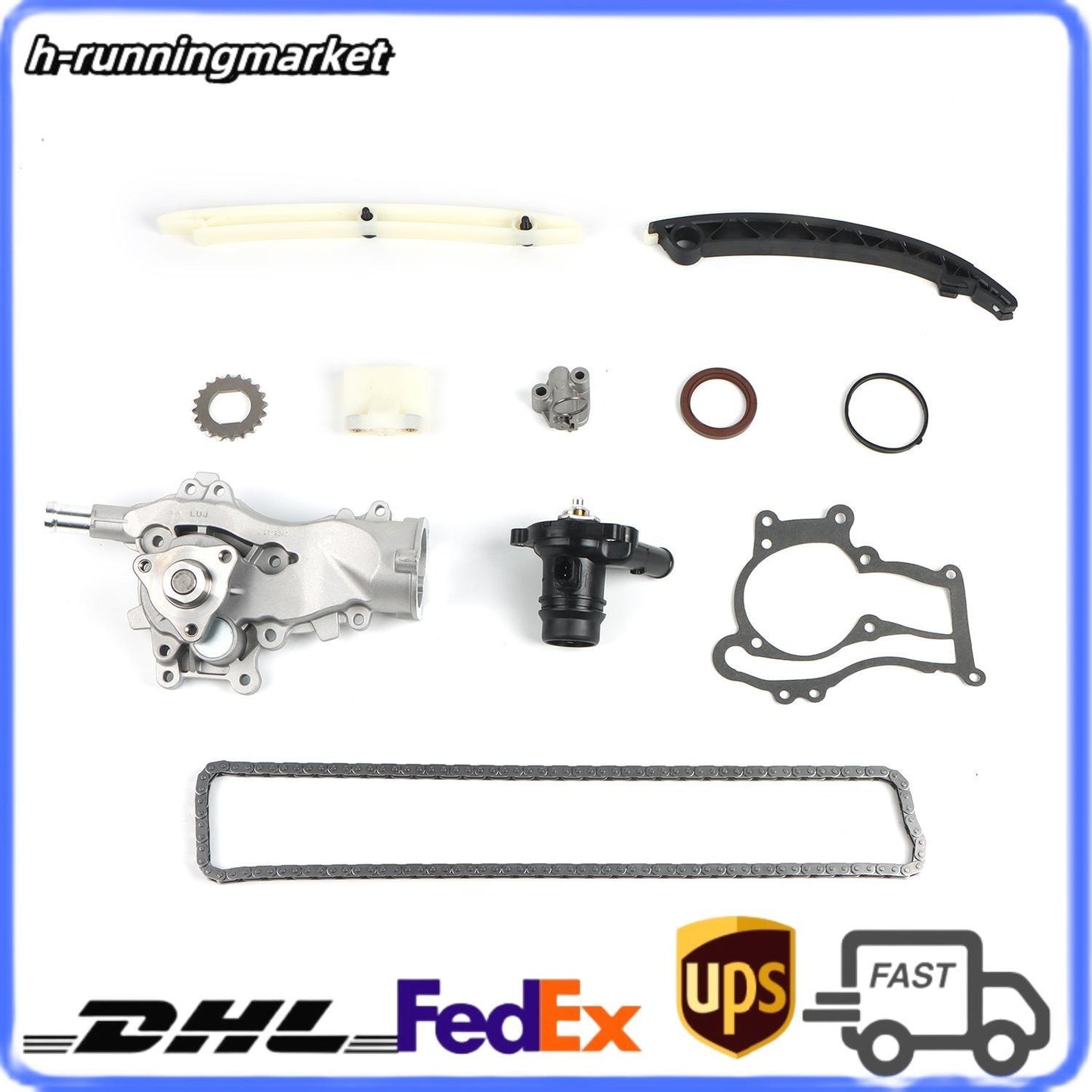 Engine Timing Chain Kit Water Pump For 2011-2015 for Chevrolet for Cruze 1.4L 25192709