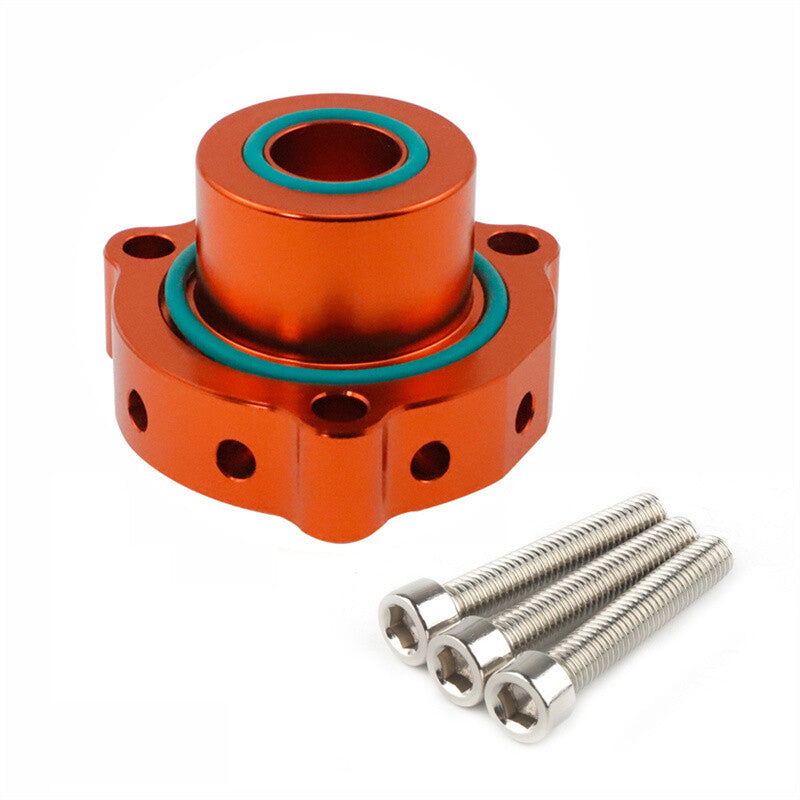 Orange Turbo Blow Off Valve BOV Dump Adapter Fit for Audi A3 1.4T/2.0T FSI B7