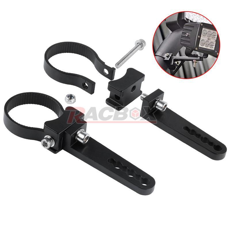 2Pcs 2 Inch Mounting Brackets LED Light Bar Brackets Tool for Offroad Vehicle