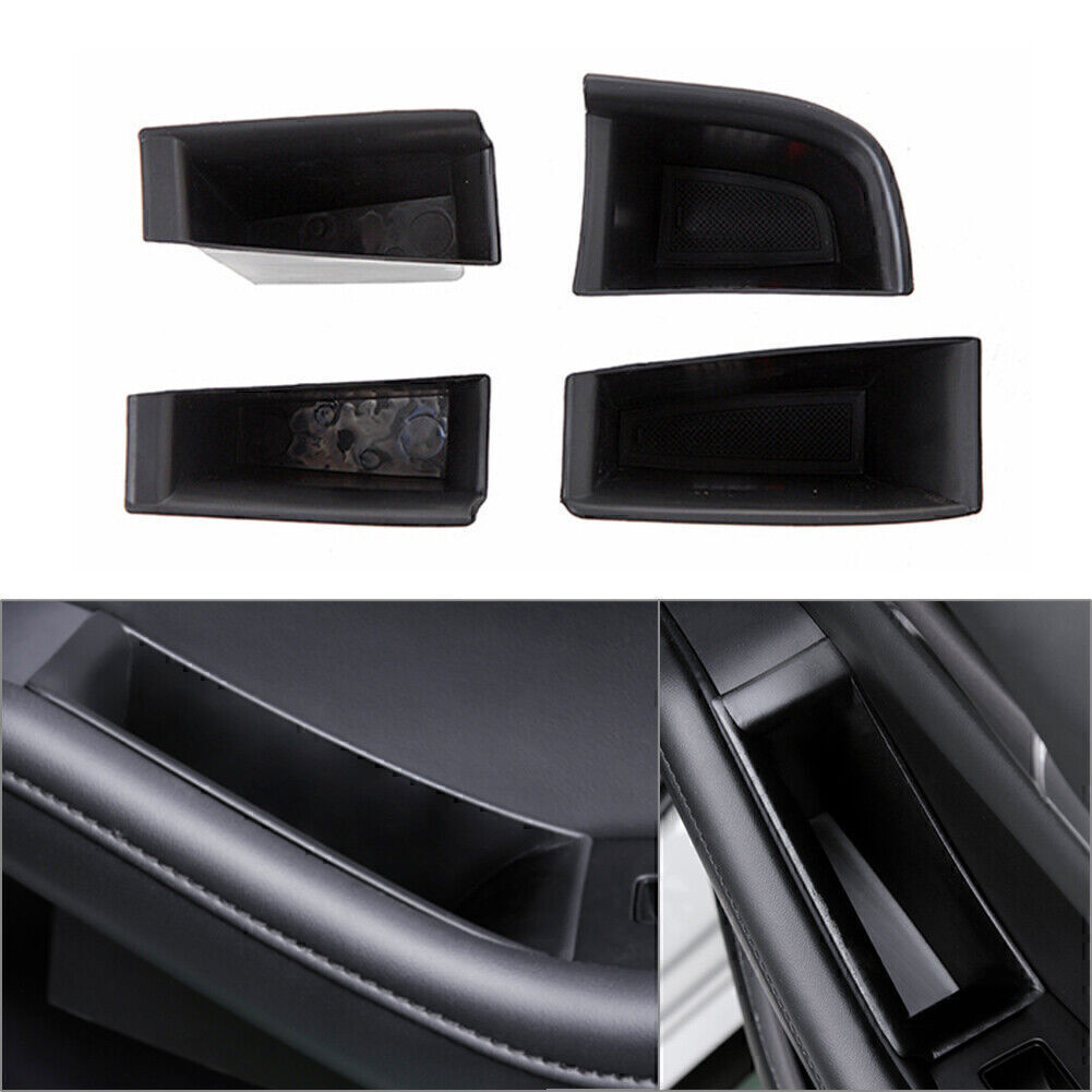 for Mazda 3 Axela 2020 Interior Car Door Storage Organizer Holder Box Black