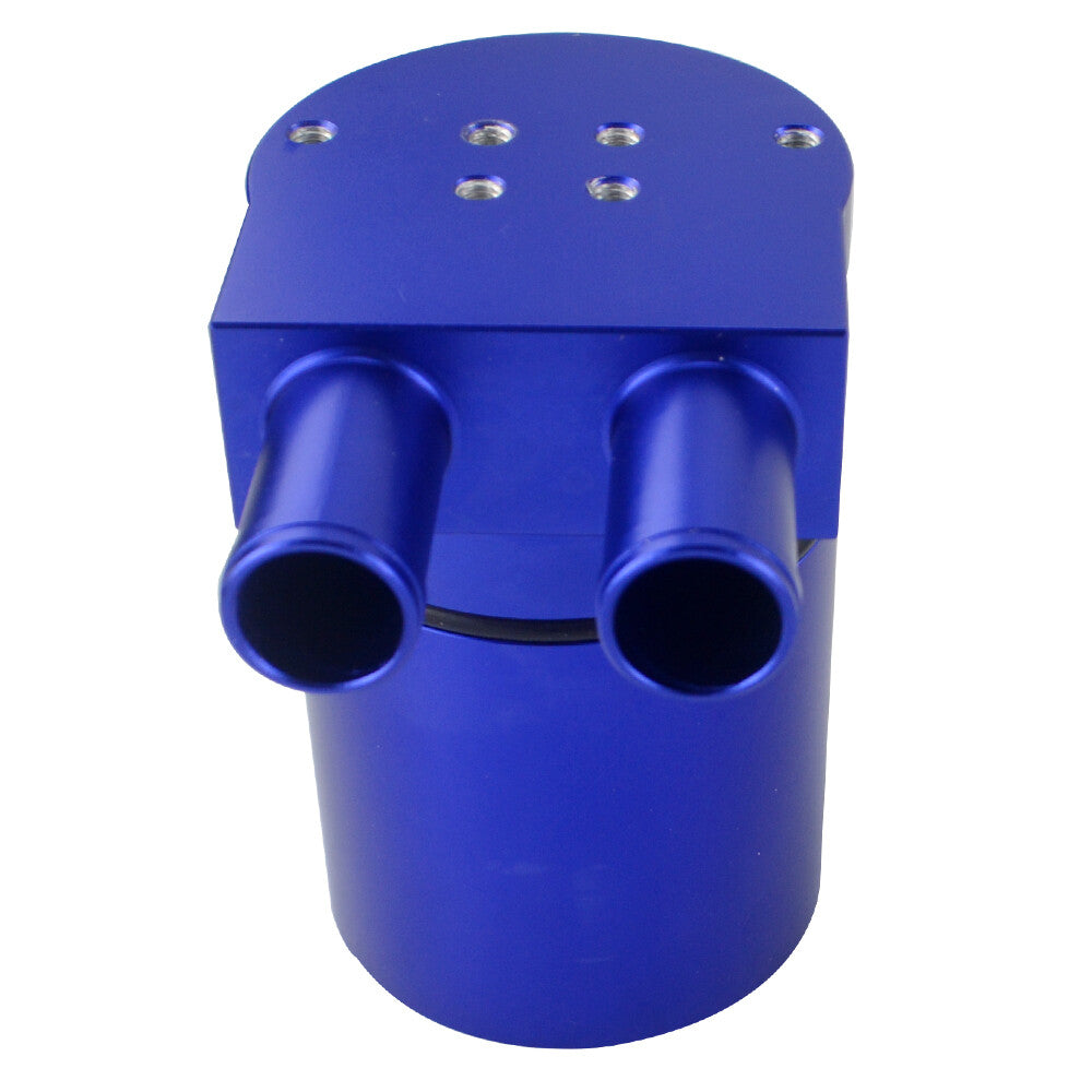 Blue Billet Aluminum Oil Catch Can Tank Bottle Baffled for BMW N54 335i 535i