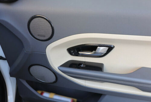 for Range Rover Evoque 2012-2019 Carbon Fiber Inner Door Handle Frame Cover Trim