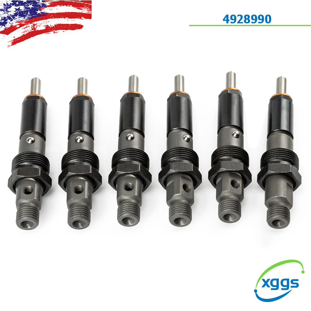 Set of 6 Diesel Fuel Injectors For 4BT ENGINE KDAL59P6/4928990