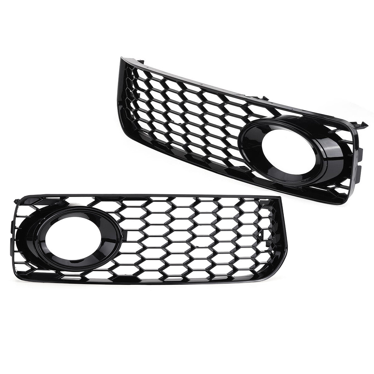 2x Front Fog Light Grill Grille Cover Cap For 2008-2012 for Audi A5 S-Line S5 B8 RS5