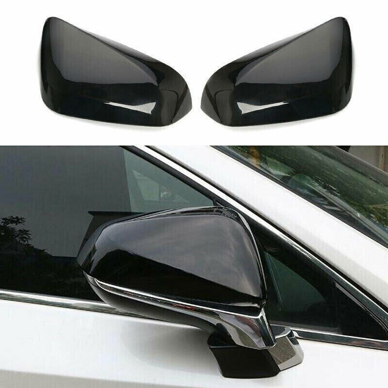 for Lexus NX250 350 22-24 ABS Gloss Black Side Rearview Mirror Cap Cover Trim 2X