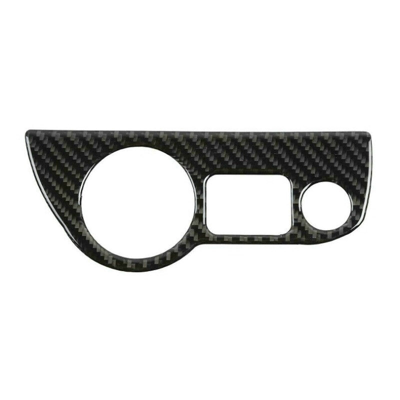 For 2015 for Dodge Charger/ for Challenger Real Headlight Switch Cover Trim Carbon Fiber