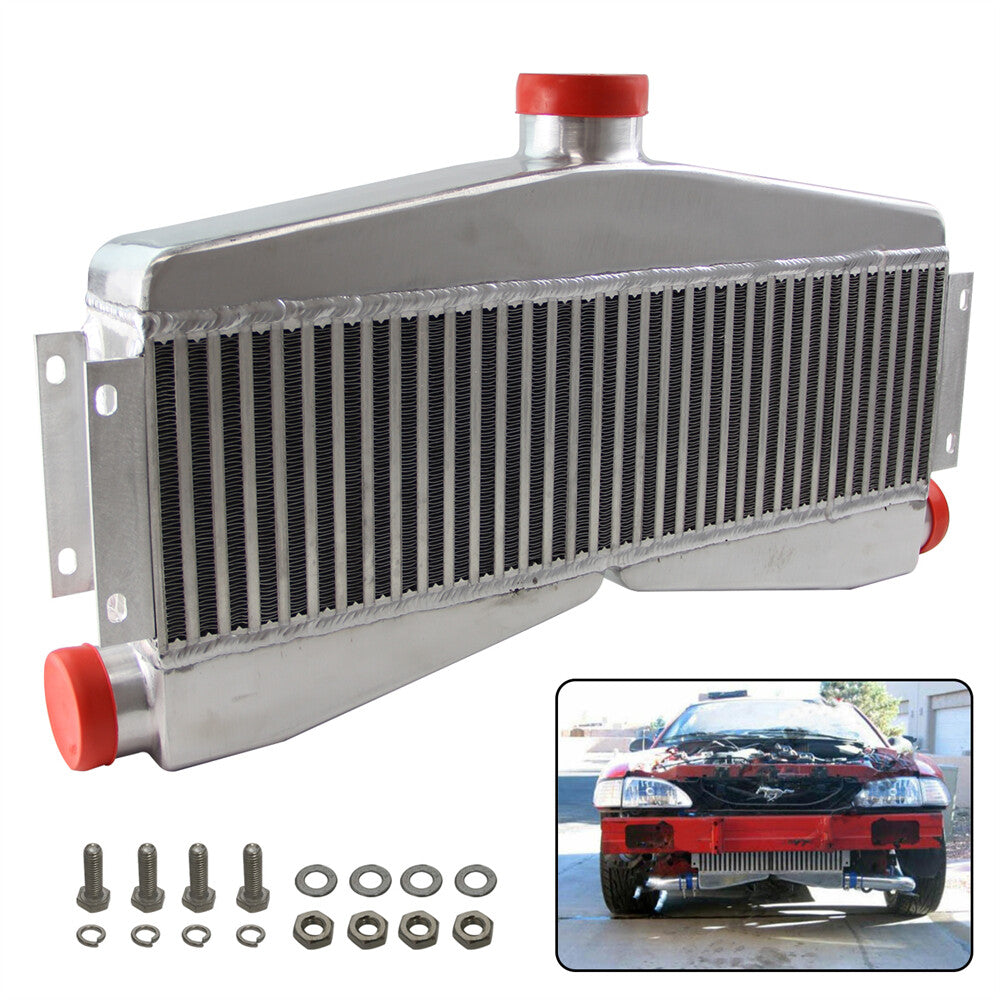 Universal Twin Turbo Intercooler Bar Plate Custom (2 In / 1 Out) 400-800HP