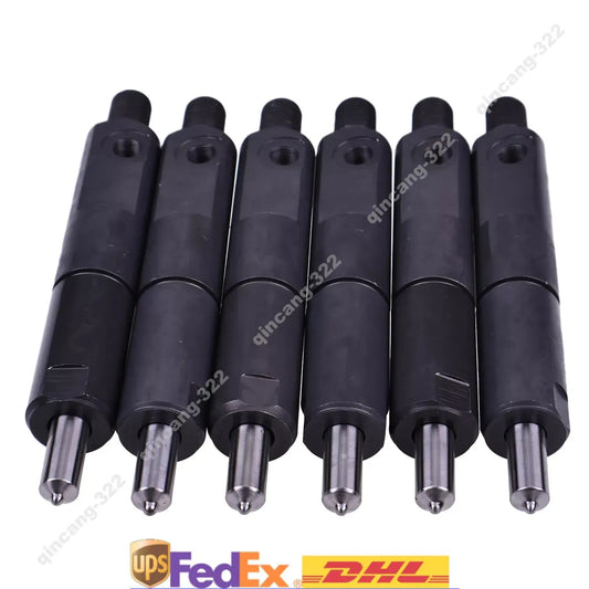 6X Fuel Injector 17/109300 for Perkins T6.60 1006 1006-6 1006-60T JCB 426B 436B