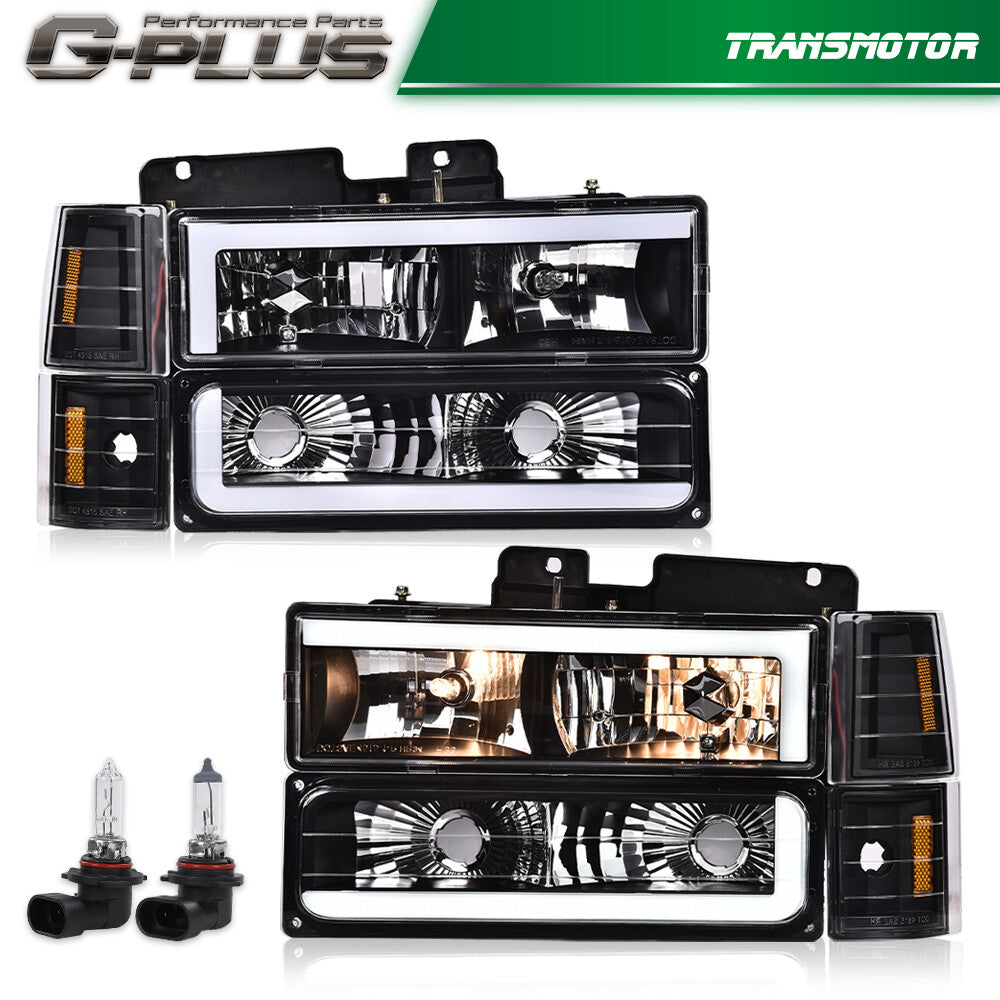 1994 - 1998 C10 C/K Silverado LED DRL Tianshui+ Sky Blue Red