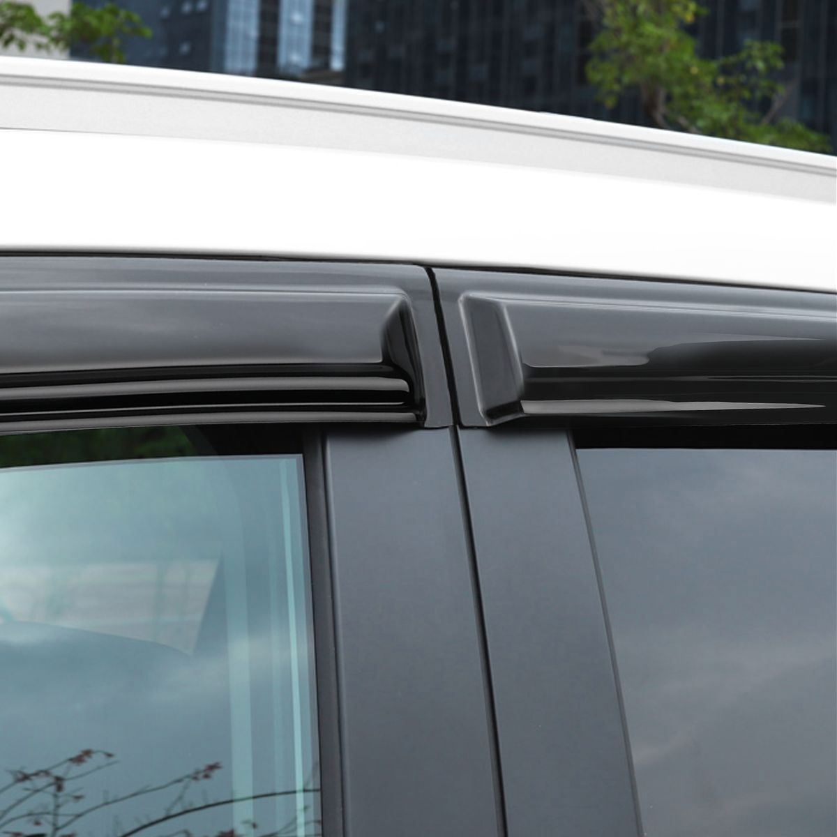 for Honda CR-V 2023-2024 Black Vent Window Visors Sun Rain Guard Shade Shield