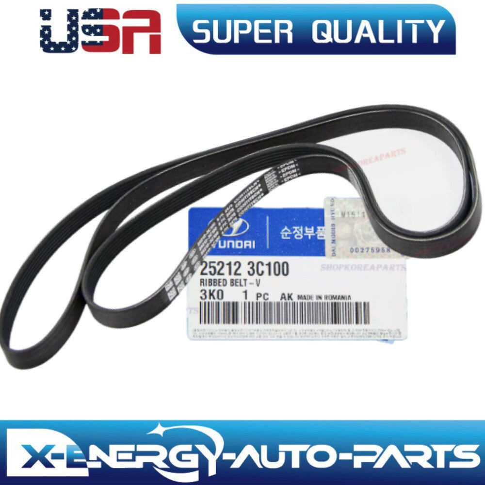 Serpentine Belt Fan Belt for HYUNDAI for KIA 3.3 3.5 3.8L See compatibility