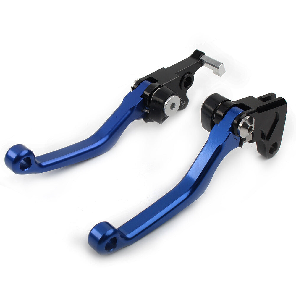 Blue CNC Pivot Clutch Brake Levers Handle For 2000-22 for Suzuki DRZ400S DRZ400SM E