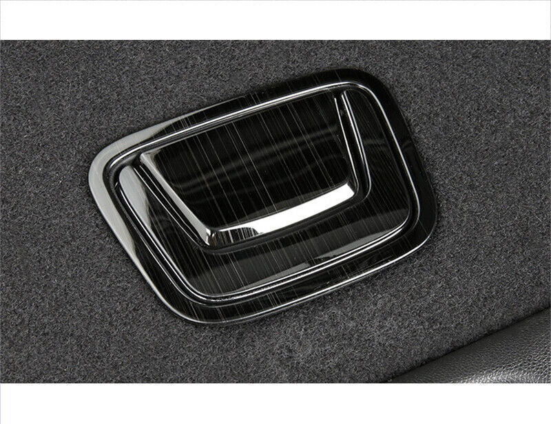 Fit For 2019-23 for Cadillac XT4 Black Steel Tailgate Rear Door Handle Cover Trim