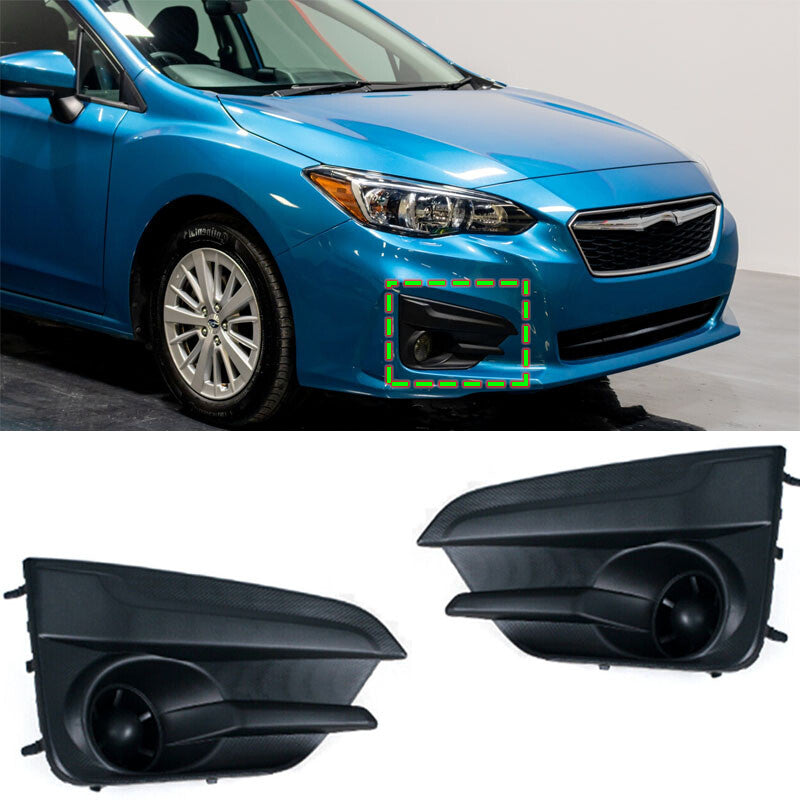 Fog Light Cover Fog Lamp Trim Shade Grille Pair for Subaru Impreza 2017 2018