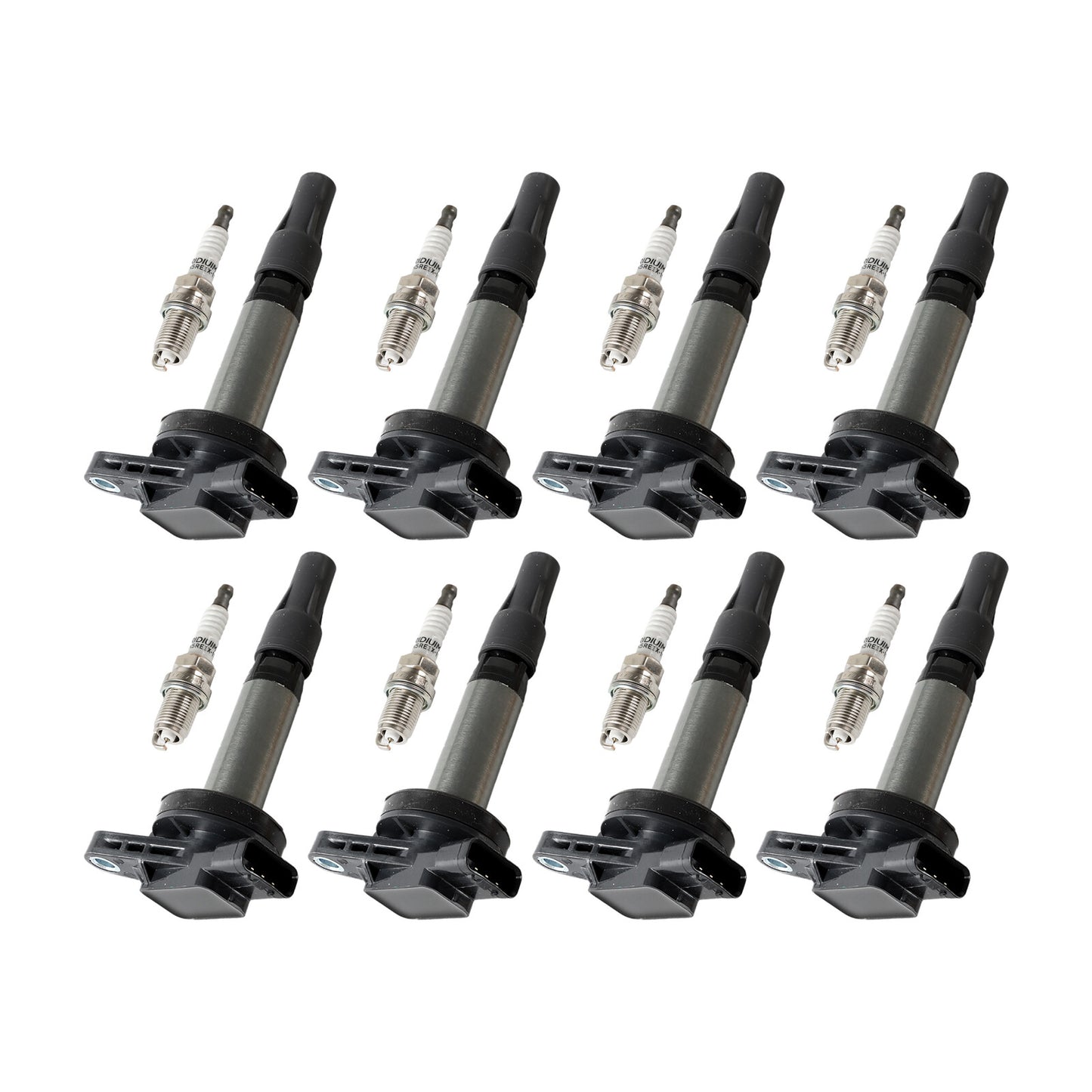 8x Ignition Coils+8x Iridium Spark Plugs for Range Rover for Jaguar XJ8 for Land Rover