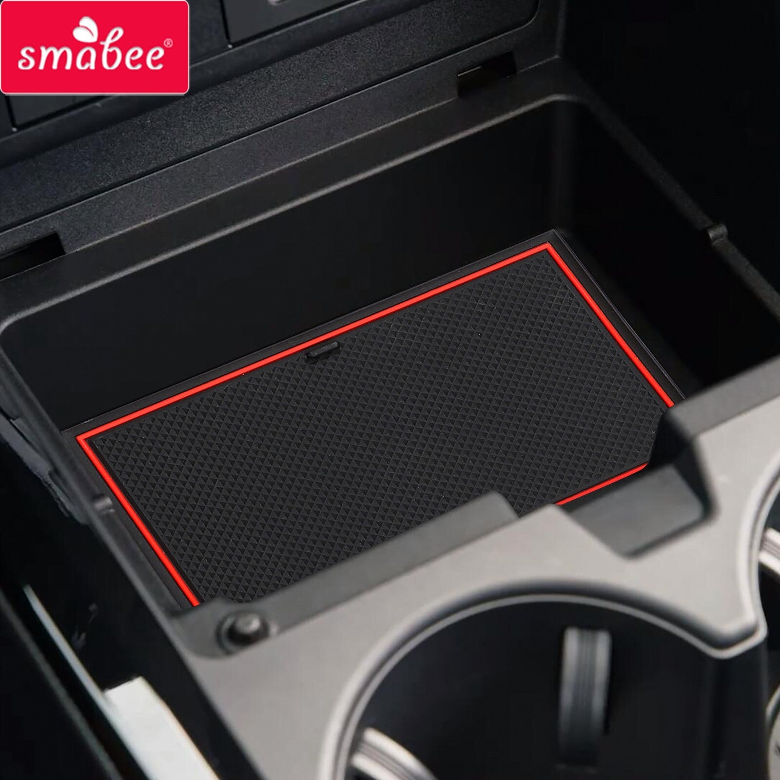 Anti-Slip Gate Slot Cup Mat for Toyota Prius 2023 Car Interior Accessories RED