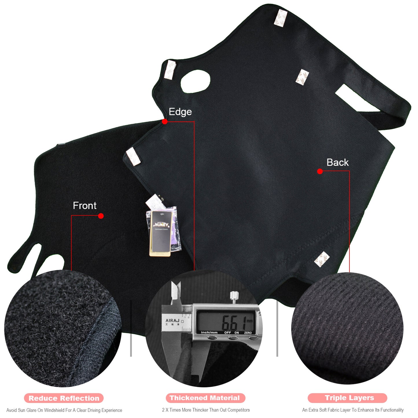 Fits for NISSAN ALTIMA 2007- 2012 2008 2009 DASH COVER MAT DASHBOARD PAD / BLACK