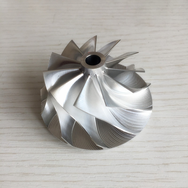K27 46.80/59.95 mm 11+0 Blade Turbine Milling/Blank Compressor Wheel