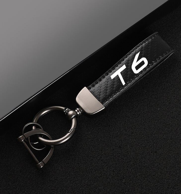 Car keychain, key ring, badge, lanyard, neck strap, bridal black for Mazda