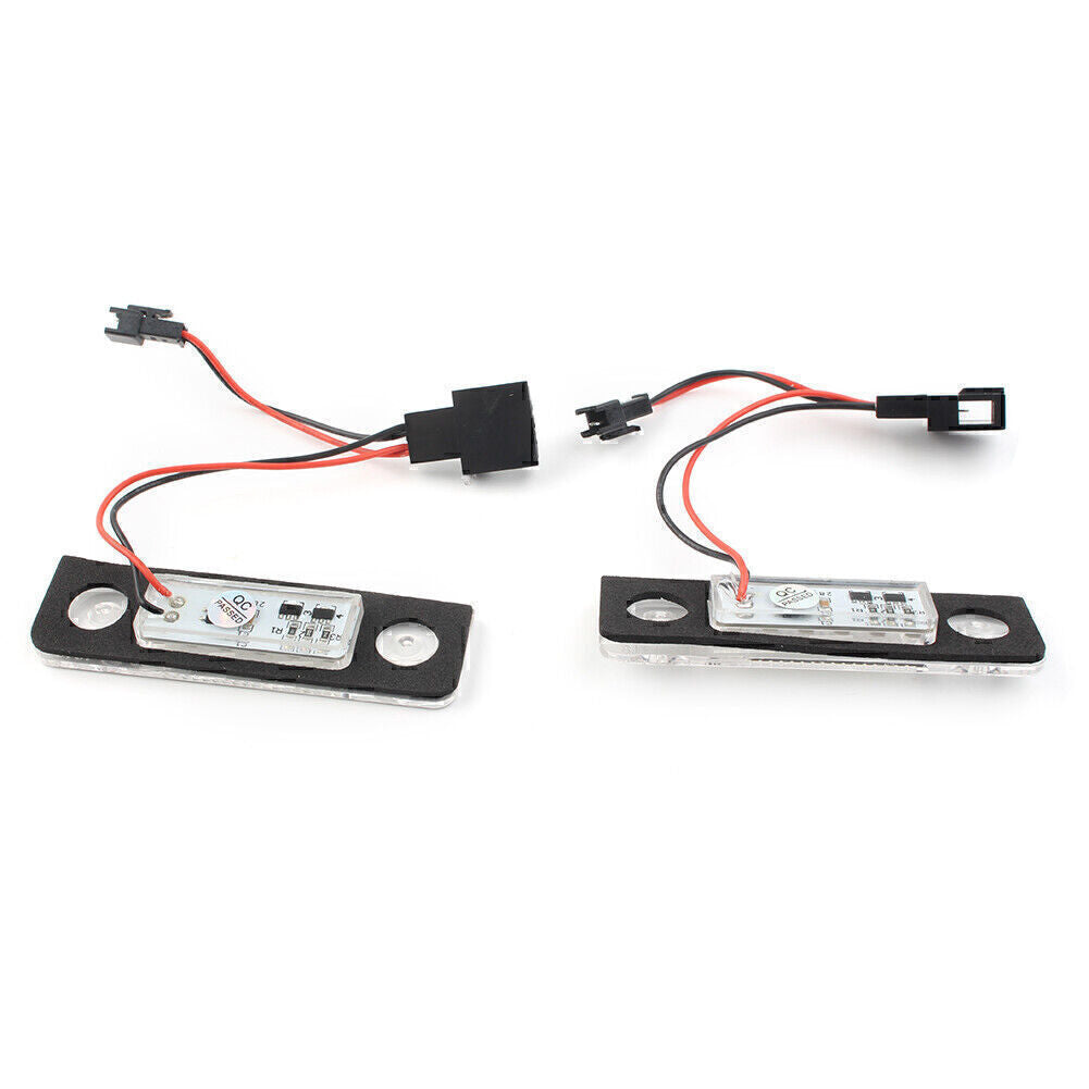 2X DC 13.5V White LED Car Rear License Plate Light Fit for Skoda Octavia 1Z
