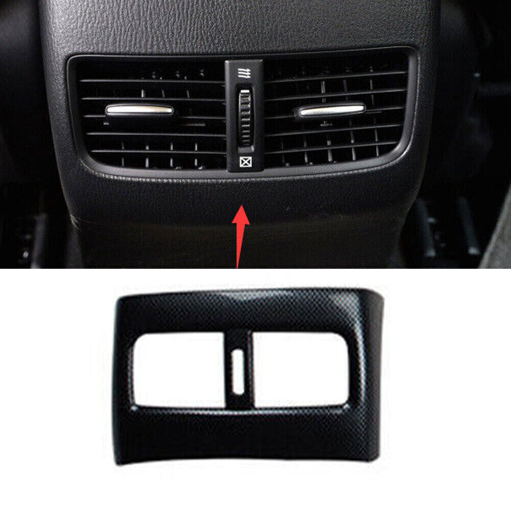 for Mazda 3 Axela 17-2018 ABS Carbon Fiber Rear Air Outlet Vent Frame Cover Trim