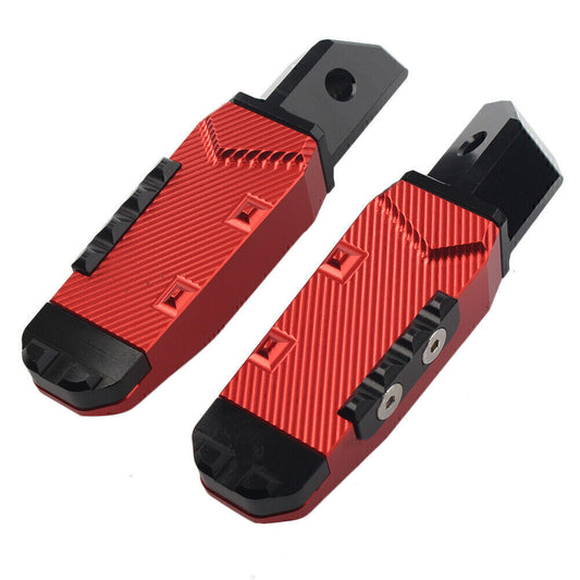 CNC Rear Passenger Foot Pegs Pedal Pads Fit for Honda CBR600RR F5 CBR600 F4/F4I Red
