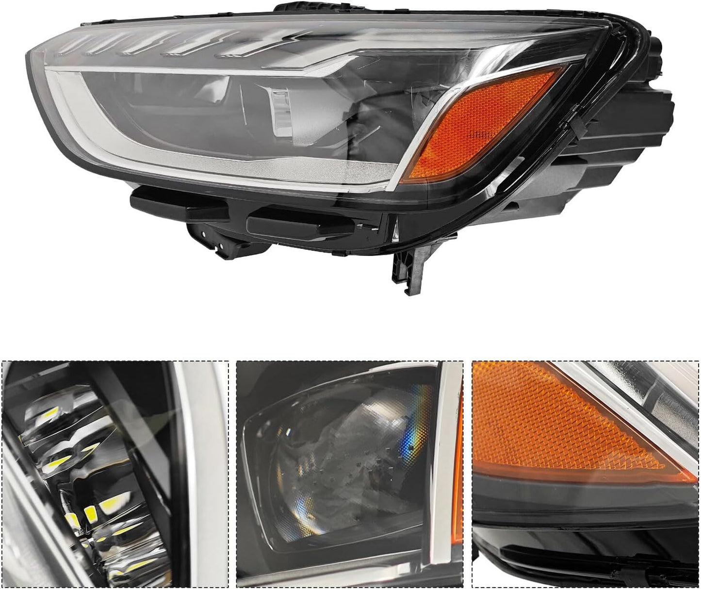 For 2020-2024 for Audi A4 2.0L S4 3.0L Headlight Assembly 8W0941033F LH Driver Side