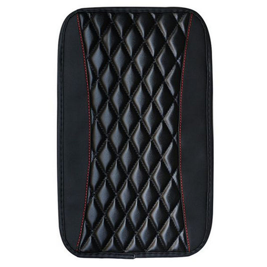 Car Armrest Pad Cover Center Console Box Support Mat Protector Interior Leather