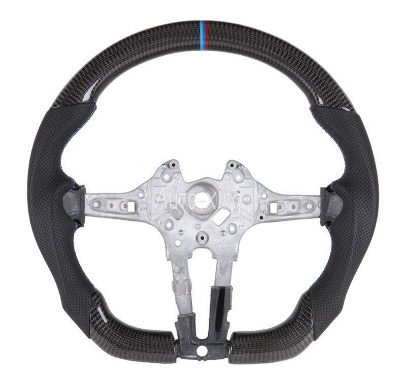 for BMW M1 M2 M3 M4 M5 M6 X5 F80 F87 Heated Carbon Fiber Steering Wheel 2015+