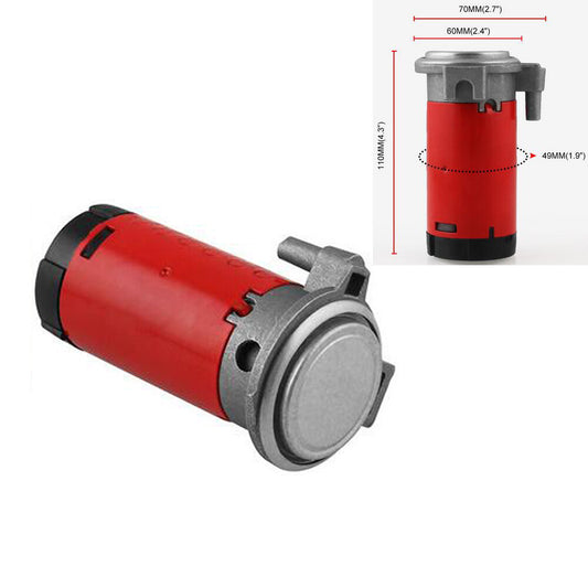 Red 12V Air Compressor For Air Horn Boat Car Truck Auto Vehicle Electric Machine
