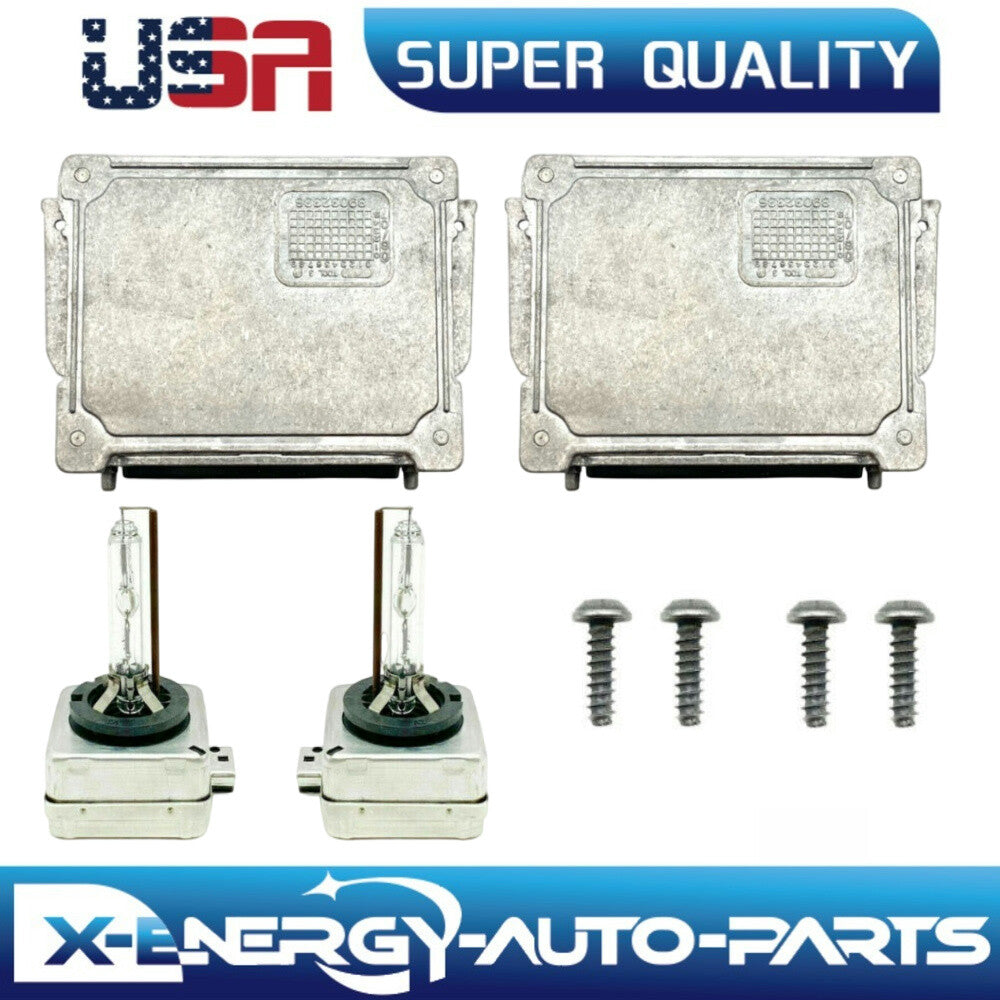 2x New For 11-13 for Dodge Durango Xenon Ballast HID D1S Bulb Kit Control Unit 6G