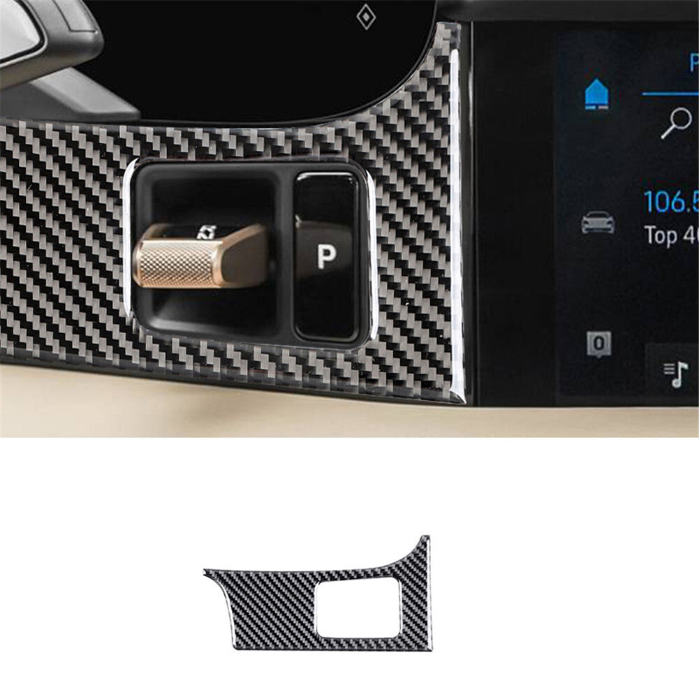 Carbon fiber gear adjust switch trim for Porsche Taycan 2019-2022