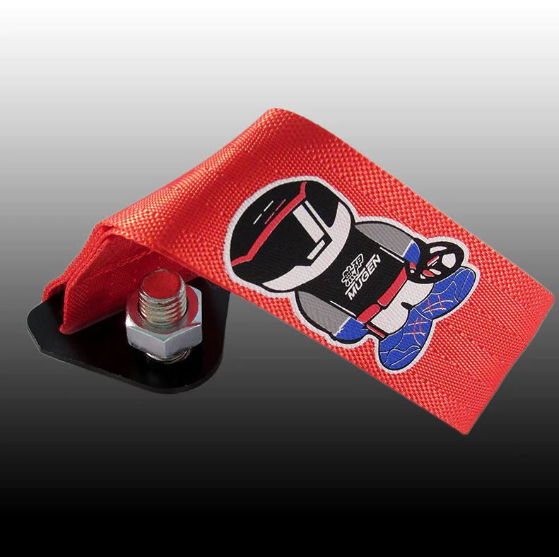 Car tow cover, trunk boot, bumper, tow hook, red, suitable for Mugens for Subaru