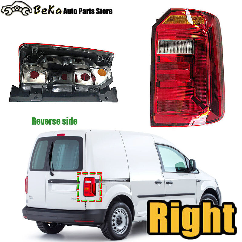 1Pcs for Volkswagen for VW Caddy 2016-2019 Right Rear Reverse Tail Light Lamp