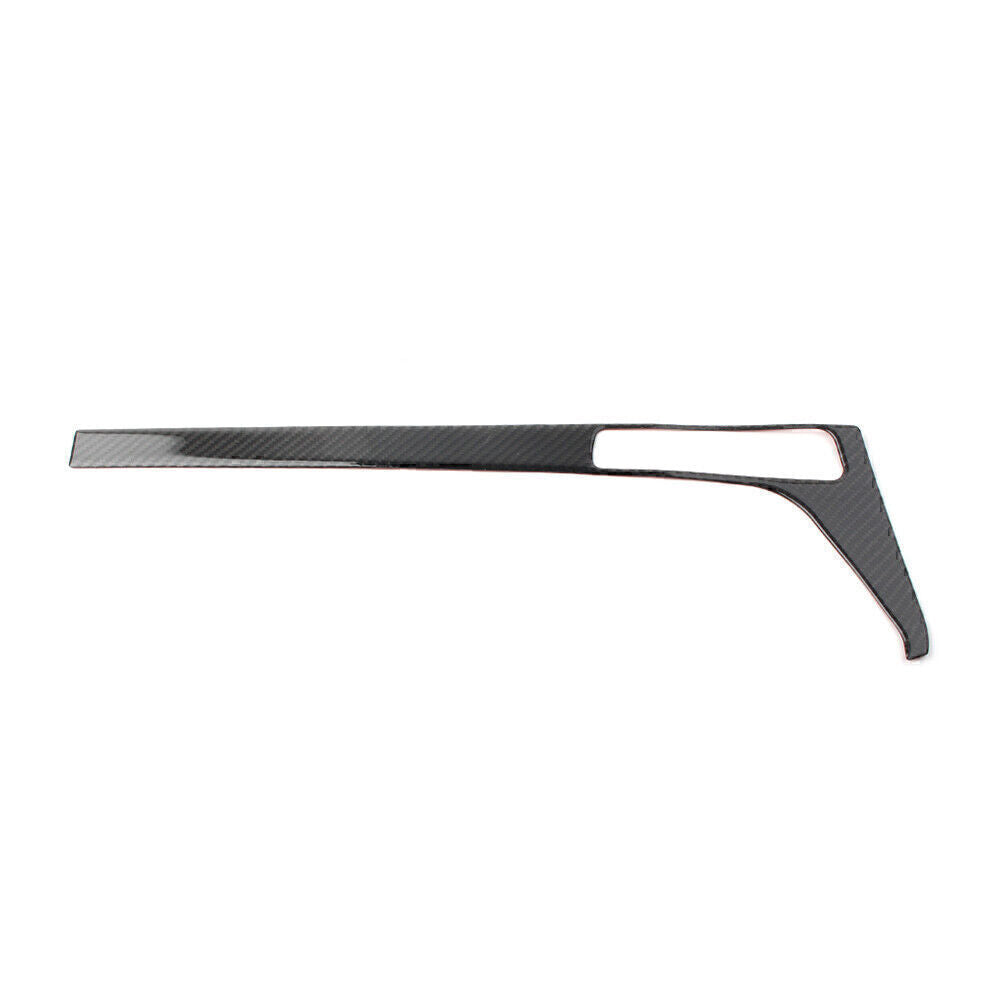 Carbon Fiber Console Gear Shift Box Frame Trim Cover Fit for Audi A4 B9 A5 17-20 LHD